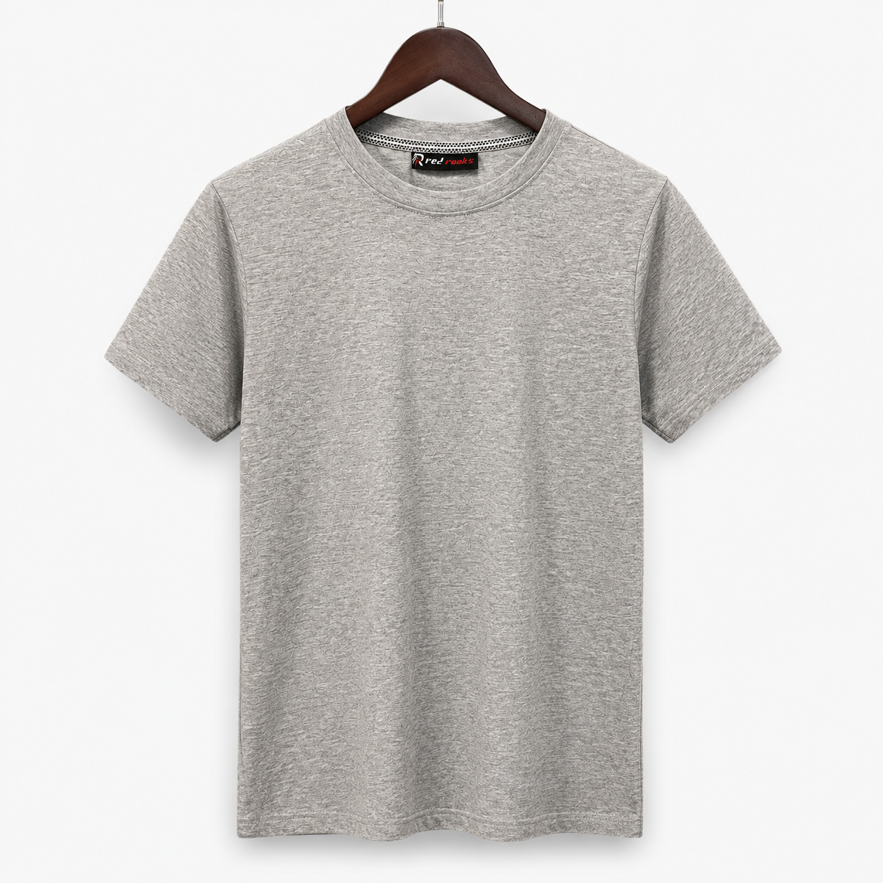 Gray Melange Solid premium T Shirt in Bangladesh | Stylish, Comfortable & Premium Quality